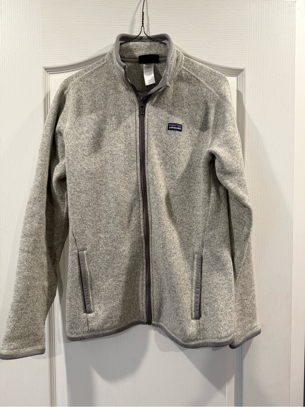 Patagonia Light Gray Full-Zip Women's Performance Fleece Jacket